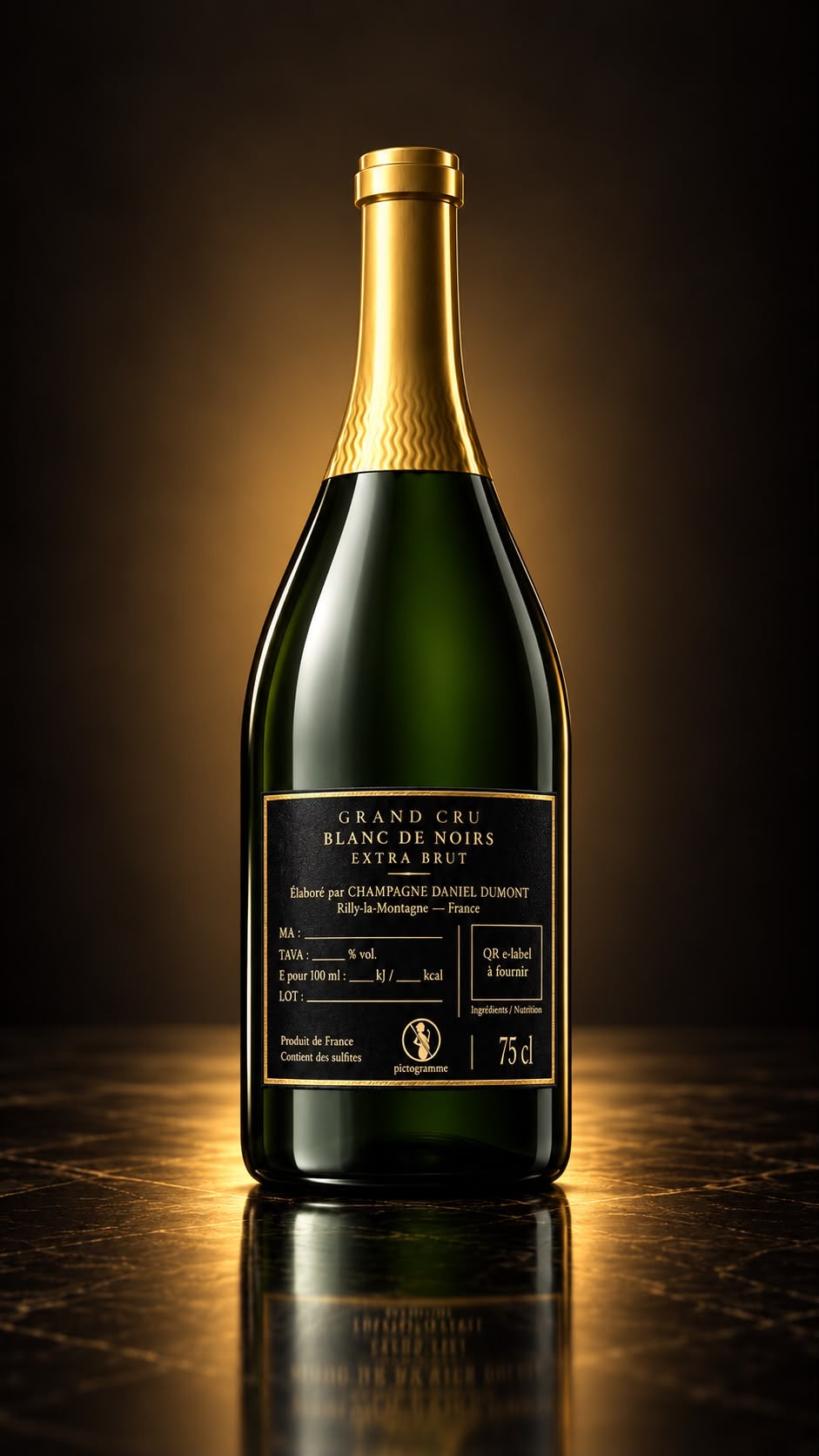 Grand Cru, Blanc de Noirs, détail