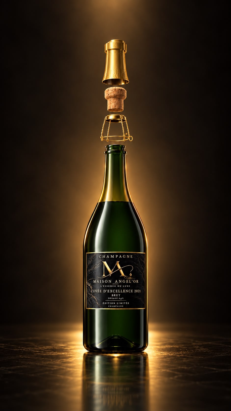 Champagne Cuvée d'Excellence 2021, Maison Angel'Or